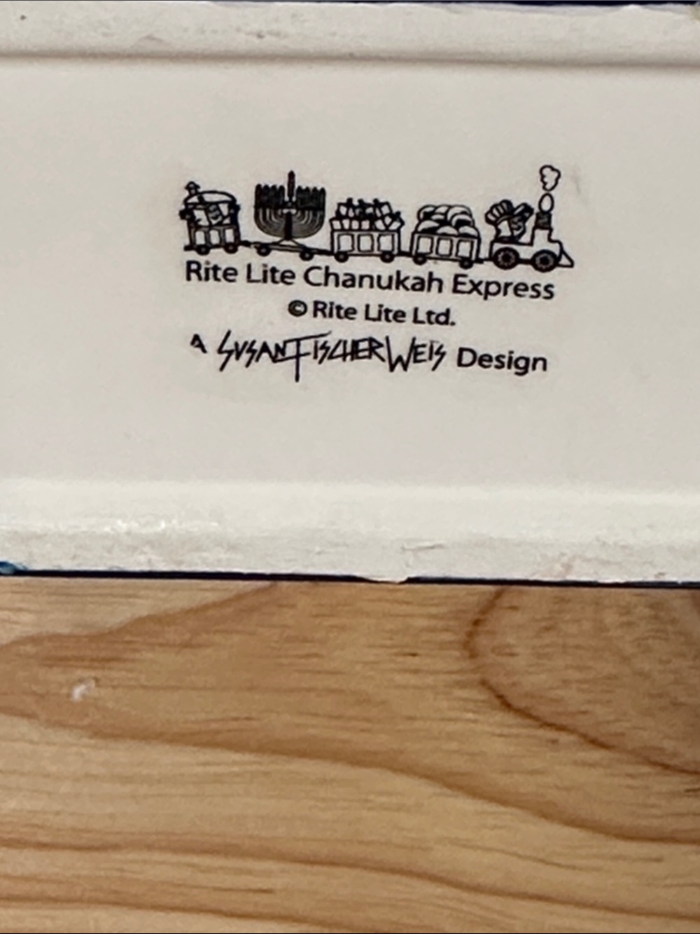 Susan Fischer Weis Design Rite Lite Chanukah Express Menorah - Picture 7 of 10
